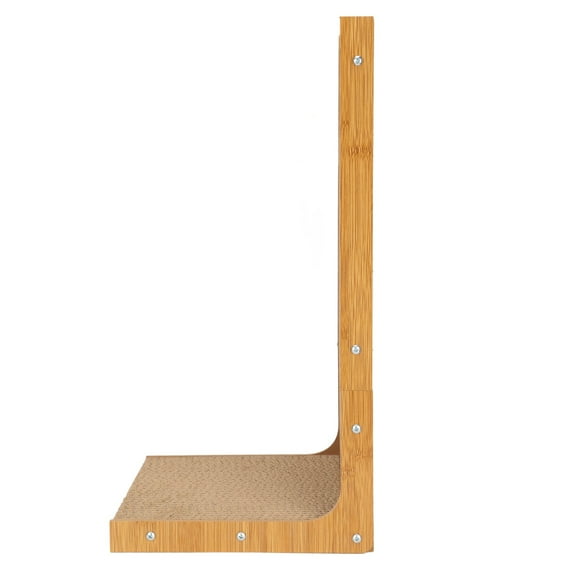 Cat Corrugated Cardboard, Safe Stable Base Funny Cat Scratching Board for Cats L Type Small