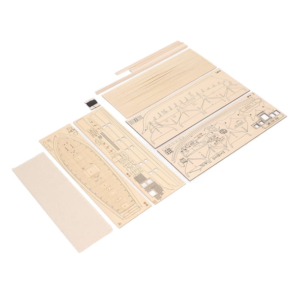 Modelo De Barco, Kit De Modelo De Barco Interactivo Duradero De Madera Para Adultos DIY
