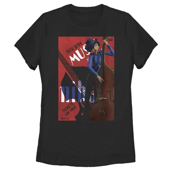 Women's Soul Miho on Cello Graphic Tee Black Large