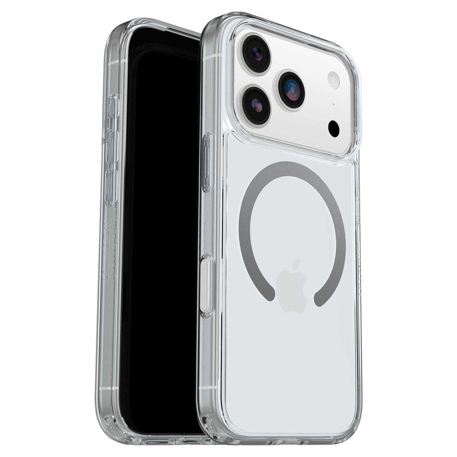 OtterBox Étui Symmetry Clear MagSafe avec Contrôle de la Caméra Clear with Bleu Tint (Clear) pour iPhone 17 Pro Max