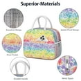 thumbnail image 4 of Obrewu Pioneer Flower Lunch Bag for Adult, Insulated, Leakproof, Oxford Cloth, 4 of 7