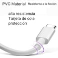 thumbnail image 4 of Cable USB C a USB A 3.0 MORNWELL Blanco Carga Rápida 1M para Huawei y Otros Dispositivos, 4 of 8