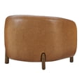 thumbnail image 5 of NPD Furniture Cordelia Faux Leather Accent Arm Chair in Vintage Cider, 5 of 12