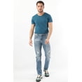 thumbnail image 2 of Banny Jeans Men's Ripped Relaxed Fit Jeans, Blue, Size 31, 2 of 7