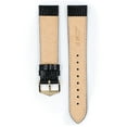 thumbnail image 4 of Hirsch Rainbow Lizard Embossed Grain Leather Watch Strap - Black - M - 14mm - Shiny Silver Buckle - Bonded Leather Band, 4 of 8