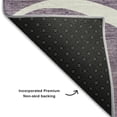 thumbnail image 7 of Dalyn Rugs Premium Machine Washable Mayfield AMF999 Purple 9' x 12' Rug, 7 of 7