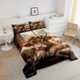 thumbnail image 3 of Erosebridal Highland Cow Bedding Sets Twin with Comforter, Western Cowboy Cowgirl Duvet Insert, Farmhouse Decorative, Reversible 2 Pieces, 3 of 7