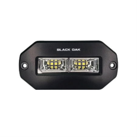 

Black Oak Pro Series 4 Flush Mount Spreader Light - Black Housing