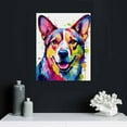 thumbnail image 4 of COMIO Cute Puppy Canvas Wall Art Puppy Front Quote Art Printing, Cute Puppy Canvas Wall Art, Pet Canvas Painting Puppy Art Works, Bedroom Watercolor Original Art Printing, 4 of 4