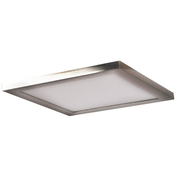 Access lighting 20813LEDD-BS-ACR 5.5 x 5.5 x 0.5 in. Boxer LED Square Flush Mount, Brushed Steel & Acrylic Lens