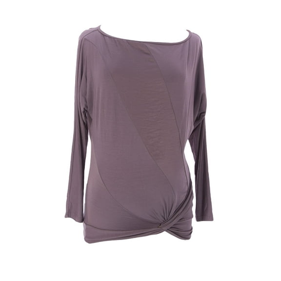 9FASHION Maternity Women's Avis II Blouse, Small, Heather