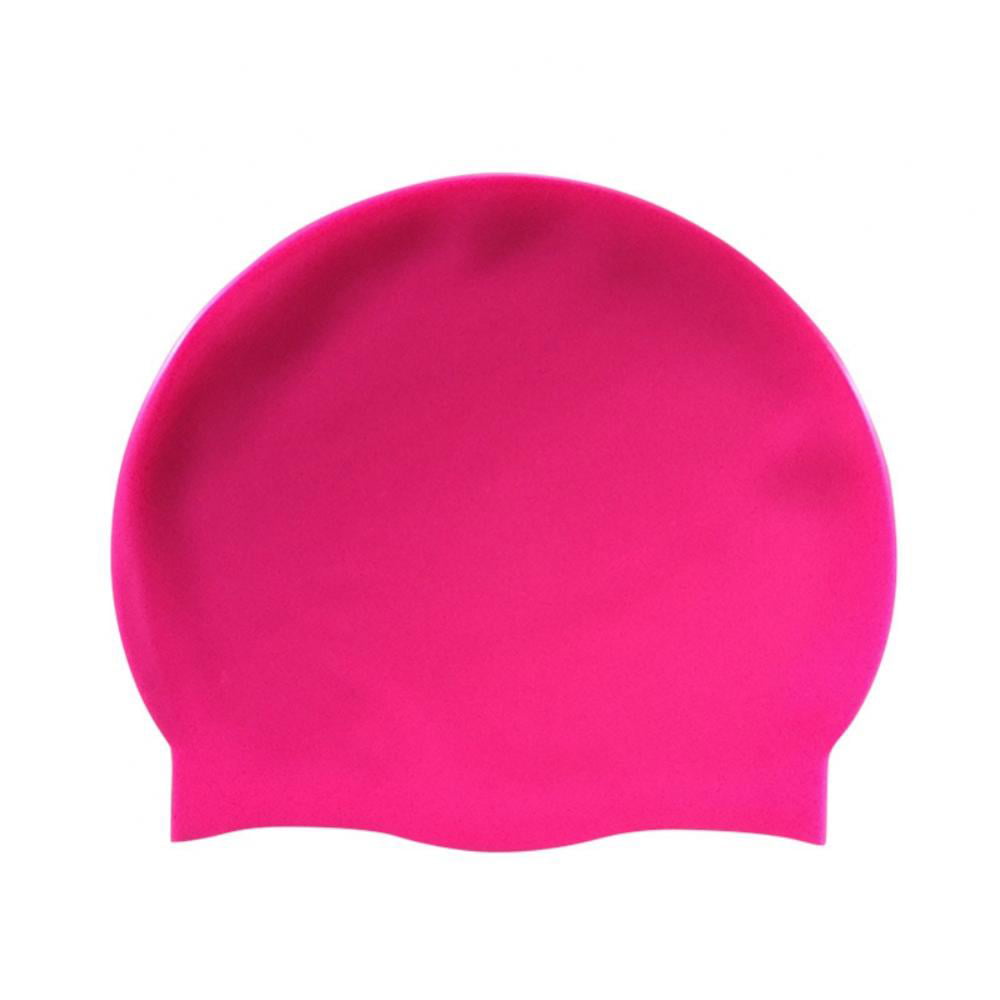 BLACK EASY FIT 300624-100 Lots of hair ZOGGS Silicone Swim Cap 