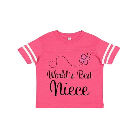 

Inktastic Worlds Best Niece Gift Toddler Toddler Girl T-Shirt
