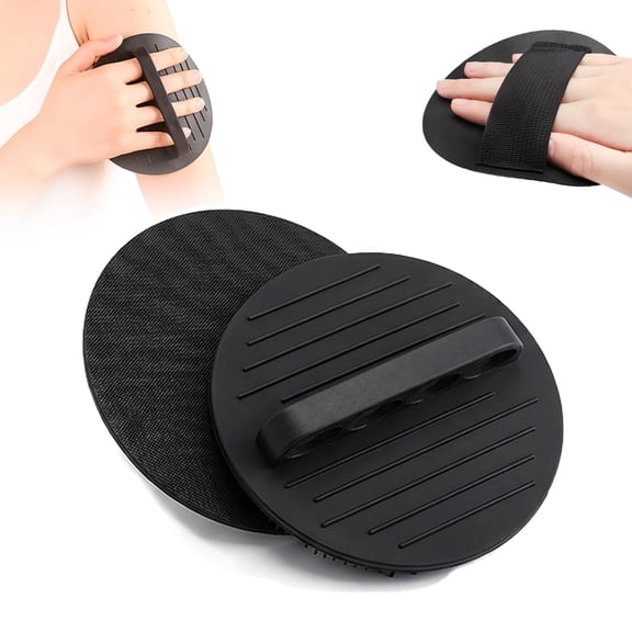 Zlinib Silicone Body Scrubber with Finger Strap – Soft Silicone Shower Scrubber | Textured Silicone Shower Scrubber with Non Slip Strap for Men and Women, Rich Lather and Comfortable Daily Body Clean