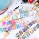 thumbnail image 2 of 12 colores arte de uñas holográfico brillo Shell lentejuelas iridiscente sirena copos pegatina manicura uñas arte suministros Adepaton HMHZ095-1, 2 of 7