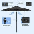 thumbnail image 4 of Devoko 9FT Patio Umbrella Outdoor Table Umbrella with 8 Sturdy Ribs, Black, 4 of 7