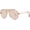 Clear Frame/Champagne Lens, variant on Avaitor Sunglasses for Women Men - 2026 Retro 70s  Metal Sun Glasses  Square Avaitors Shades