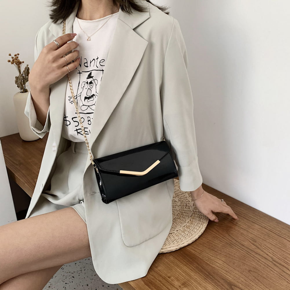 Women's Luxury Handbag Shoulder Clutch Bag Hologram Fashion Messenger Top-handle 