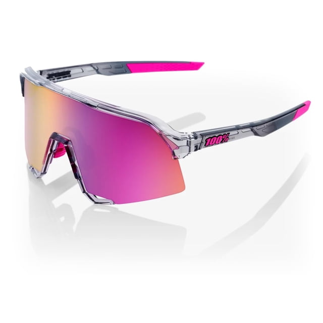 Gafas de Sol para Ciclismo 100% S3 Espejo Pulido Gris Púrpura