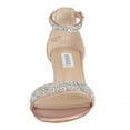 thumbnail image 7 of SheSole Women's Strappy Rhinestone Heeled Sandals Champagne US 7, 7 of 7