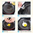 thumbnail image 4 of Roofei Egg Ring, Stainless Steel Omelette for Fried Eggs, Non-Stick Cooking Rings，Egg Rings for Frying pan (4 Packs), 4 of 6