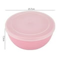 thumbnail image 7 of Food Grade Plastic Salad Bowls (4Pcs) - Dust-Proof Lid, Thickened Cereal Bowl, Dishwasher Safe, Reusable for Soup, Oatmeal, Ramen, Kitchen Supplies, 7 of 7