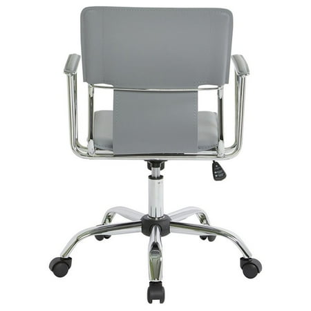 Office Star Work Smart Dorado Faux Leather Swivel Chair In Dorado Faux Leather Swivel Office Chair
