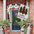 thumbnail image 2 of Christmas Tree House Flag 28 X 40 Inch Double Sided Burlap, Merry Christmas Sign Winter Holiday Yard Xmas Large Flags for Outside DF478-28, 2 of 6