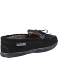 thumbnail image 3 of Hush Puppies - Pantuflas de Ante Ace para Hombre (Negro), 3 of 4