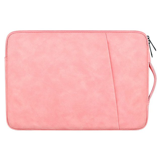 Baohd Laptop Bag Large Protection Notebook Computer Sleeve Handbags Briefcase Bags Women Men Office Business Working Pink 13.3 Inch