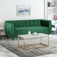 thumbnail image 2 of Karimah Modern Velvet 3 Seater Sofa, 2 of 11
