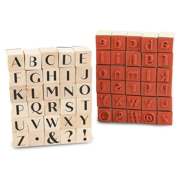 Small Letter Alphabet Stamps at Rs 399.00, Wooden Stamp