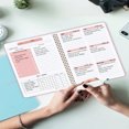 thumbnail image 3 of LNGOOR Weekly Planner Notebook Undated Daily Schedule Agenda Sprial Goals Planner With Habit Tracker For Women, 3 of 7
