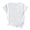 White, variant on T Shirts for Women Slim Fit Classic Basic Casual Side Knot Short Sleeve Blouse Round Neck Crop Tops Twist Front Tee T-Shirt Black XXL