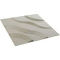 thumbnail image 6 of Ekena Millwork 11 7/8"W x 11 7/8"H Lane EnduraWall Decorative 3D Wall Panel, UltraCover Satin Blossom White (12-Pack for 11.76 Sq. Ft.), 6 of 6