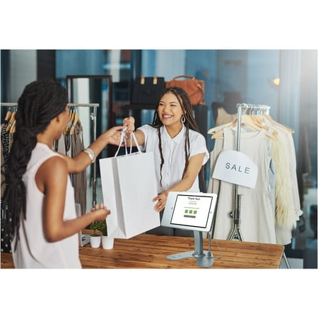 CTA - Security Kiosk Mount for Apple iPad Air iPad with Retina display (4th gen.) and iPad mini - Silver
