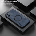 thumbnail image 3 of for iPhone 11 Pro Max PU Leather Case, Vintage Compatible with MagSafe and Wireless Charging Slim Fit-Drop Scratch Resistant Support Magnetic Car Mount Case Cover for iPhone 11 Pro Max, Blue, 3 of 9