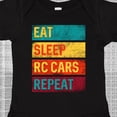 thumbnail image 4 of Inktastic Rc Racing Eat Sleep Rc Cars Repeat Boys or Girls Baby Bodysuit, 4 of 5