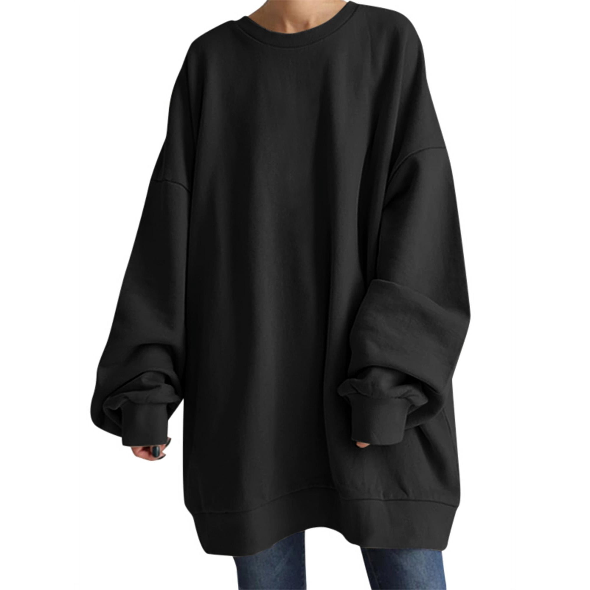 ZANZEA Women Full Sleeve Solid Color Holiday Hooded Sweatshirts Blouse Tops