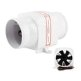 thumbnail image 1 of Bilge Air Blower, 4in 270CFM Bilge Air Blower In-Line Marine DC Electric Fan Boat Accessory 12V White For InLine Blower Bilge Air Blower Electric Blower Bilge 270 CFM Bilge Blower, 1 of 8