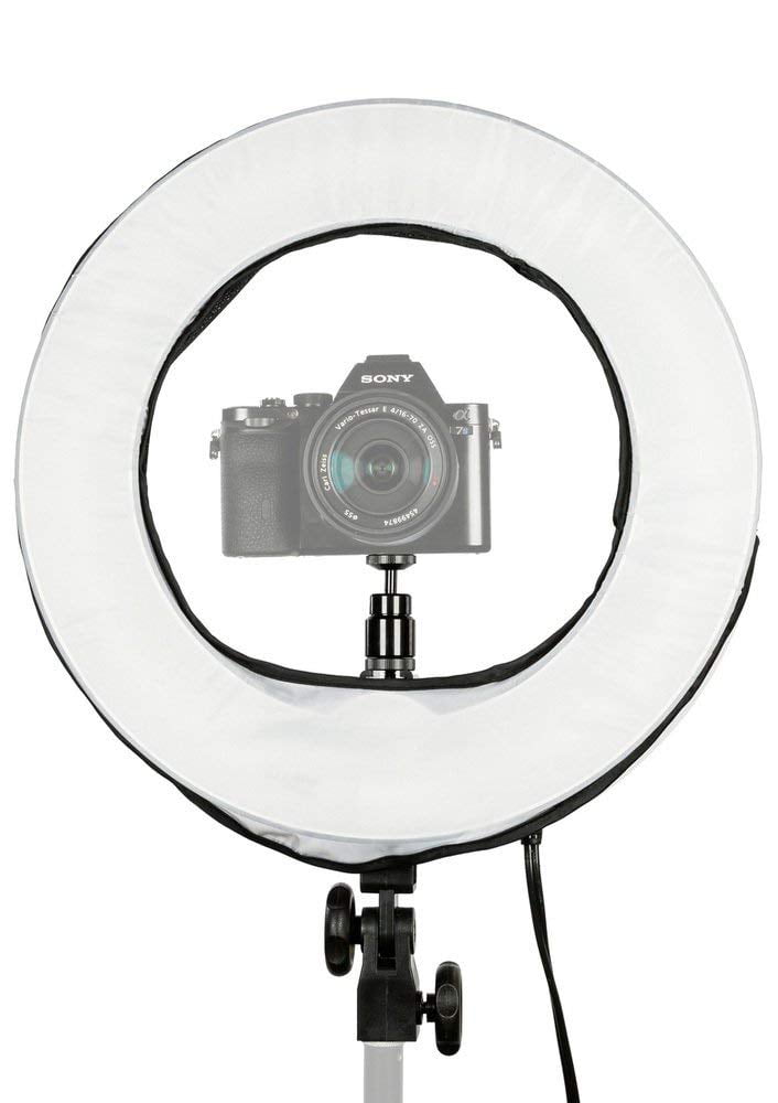 Prismatic 14 Mini Halo Dimmable Ring Light with 6 Light Stand 