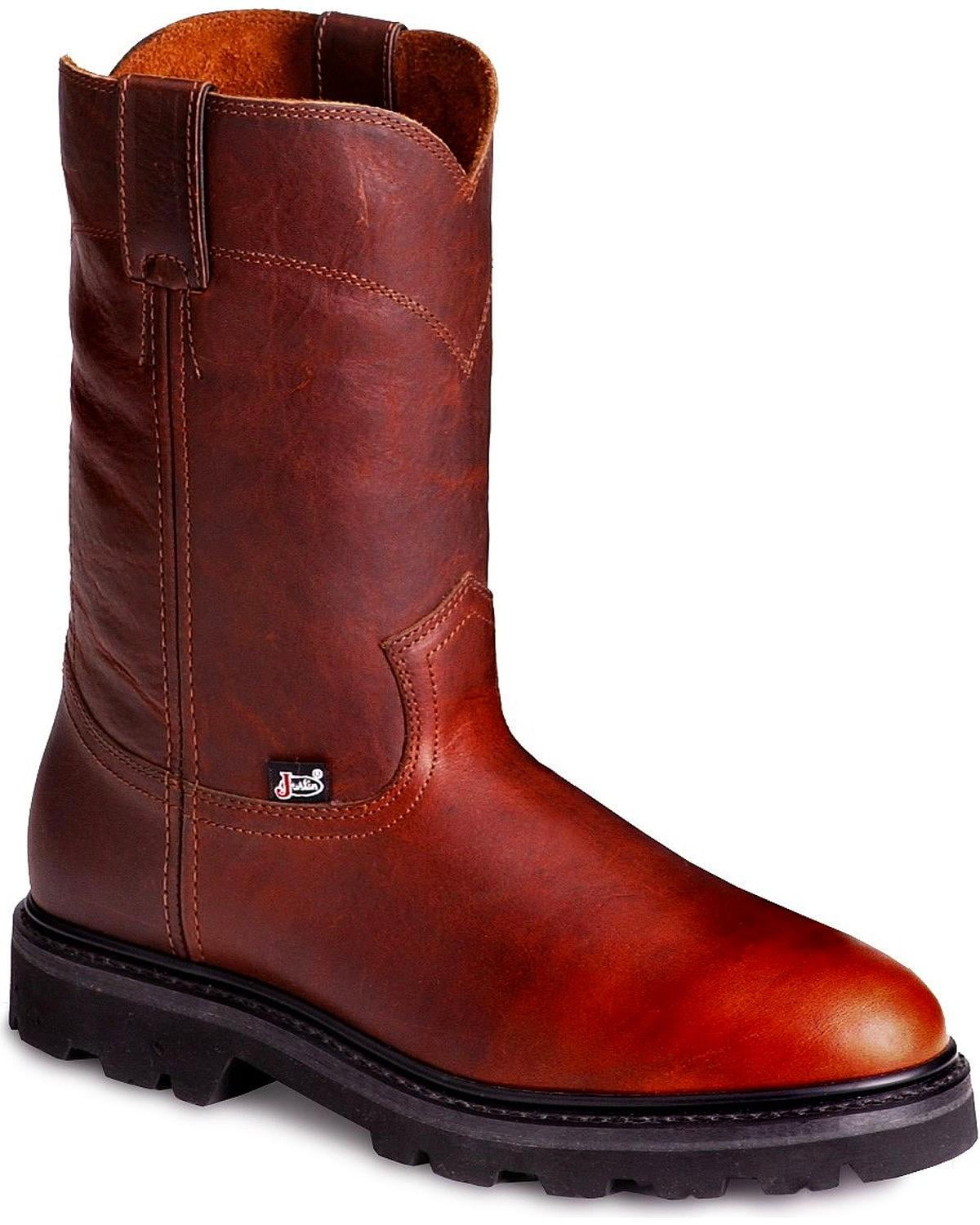 justin men's j max 8 work boots