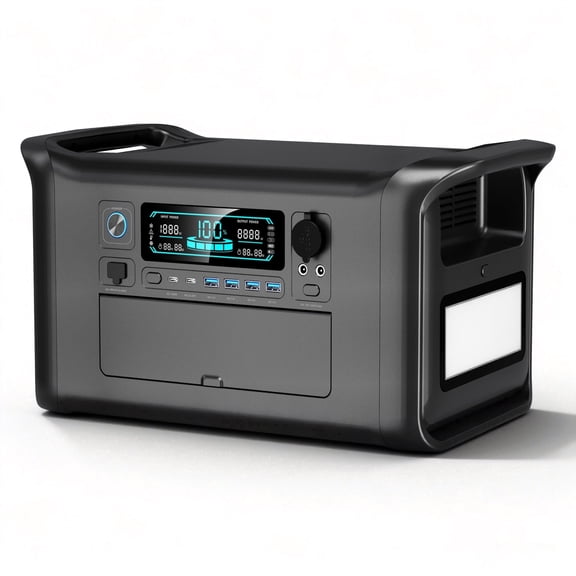 CTOLITY AP1000 Portable Power Station,1024Wh LiFePO4 Battery, 1600W AC Outlets,1 Hr Fast Charge, Solar Generator for Home Use Outdoor Camping Outages RV Travel Home Backup Power