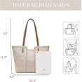 thumbnail image 5 of CNV Tote Bag for Women Top Handle Satchel Purse, 5 of 12