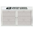 thumbnail image 5 of Aarco Products DCC3660RH Enclosed Aluminum Bulletin Board with Header - Clear Satin Anodized, 5 of 32