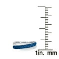 thumbnail image 3 of Sterling Silver with Genuine Blue Diamond Band Ring, 3 of 3