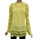 thumbnail image 1 of Nueva moda mujeres blusa de Gasa encaje ganchillo bordado manga puro Tee Tops camisa blanca/azu Abanopi Tops, 1 of 6