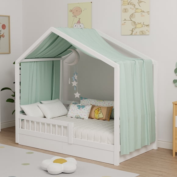 Dosel para litera Dosel para litera de muselina de 1/2 piezas, dosel de tela para literas adecuado para dosel de cama, decoración de dormitorio
