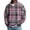 E7-Light pink, variant on Nokdvo Mens Waffle Long Sleeve Polo Shirts Collared Button Down Shirt Waffle Plaid Pullovers Casual Lightweight Slim Fit Comfy Classic Tops,Gray 3XL