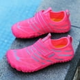 thumbnail image 6 of Boys Girls Water Shoes Barefoot Skin Socks Barefoot Swim Yoga Surf Shoes Kids Indoor Climbing Shoes,Color Hot Pink,Size 3.5, 6 of 7
